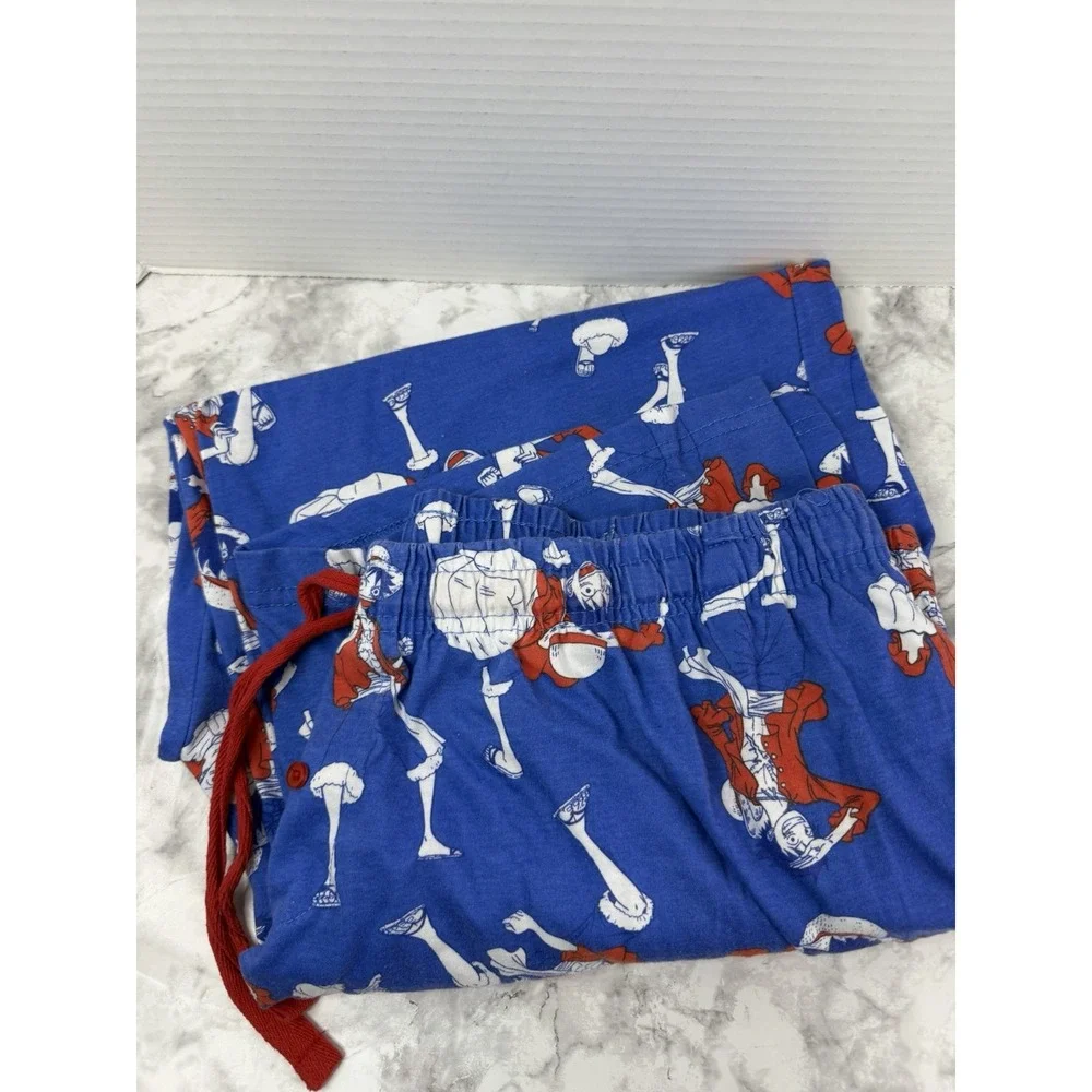 Ripple Junction One Piece Luffy Men's /women's Knit Drawstring Pajama Pants Sz 2